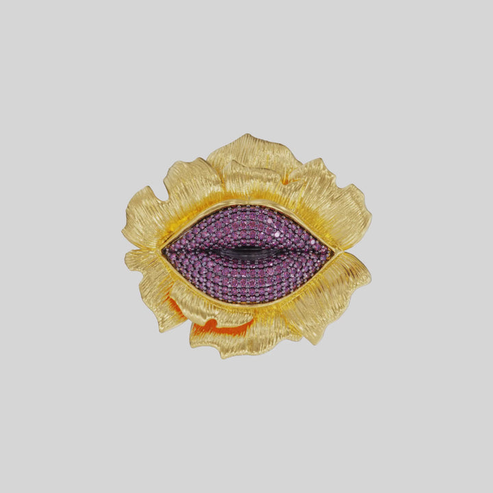 Flower Lips | Earrings