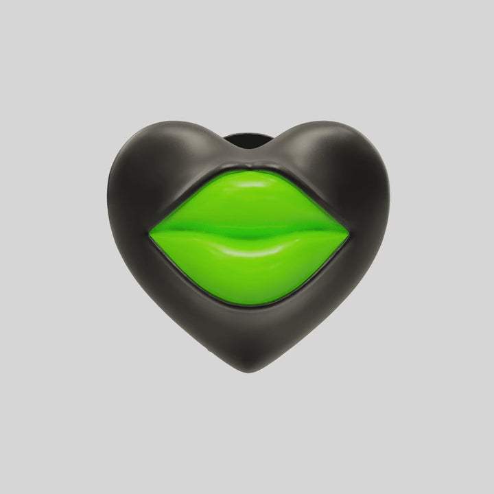 Love Lips | Rouge | Earring | Neon Green