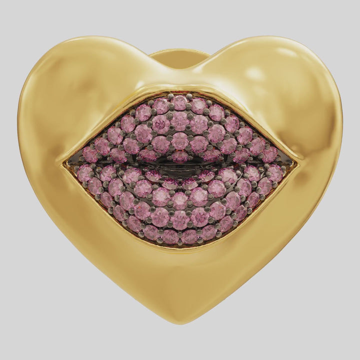 Love Lips | Mini | Earrings | Ruby