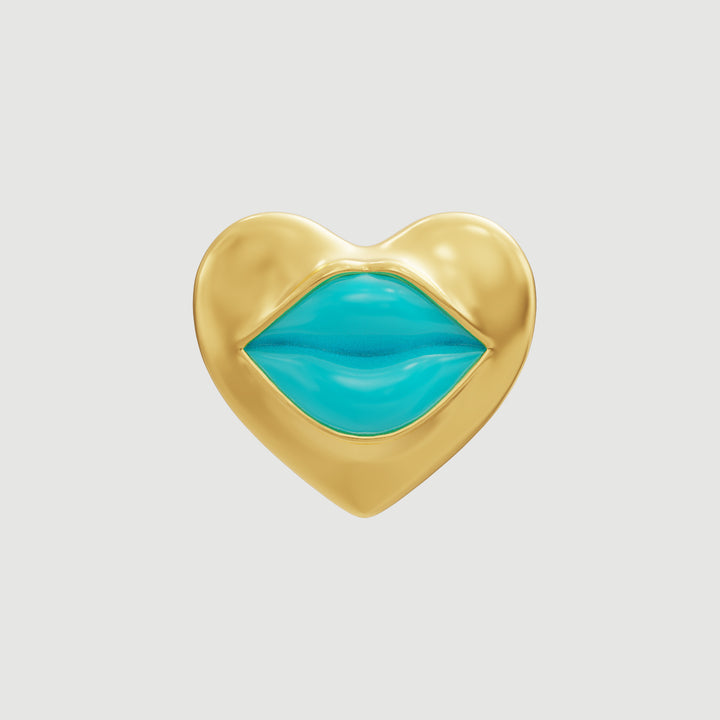 Love Lips | Mini | Earring | Blue Lipstick
