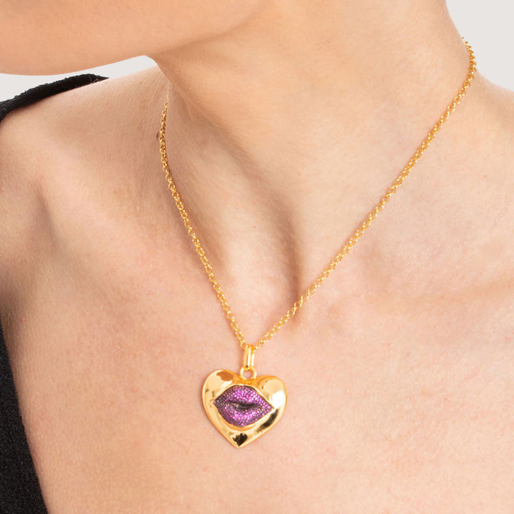 Love Lips | Necklace | Ruby